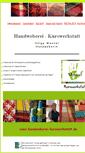 Mobile Screenshot of handweberei-kurswerkstatt.de
